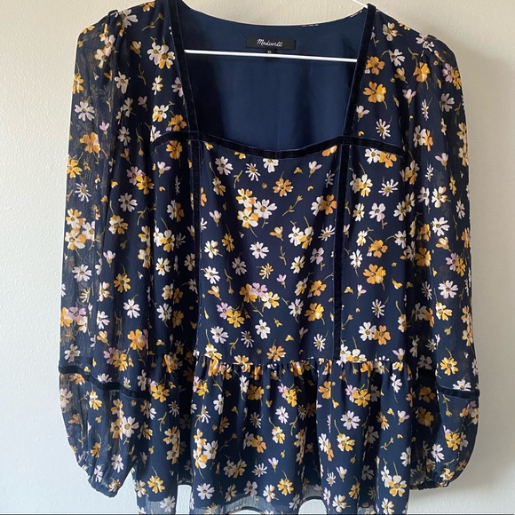 Madewell floral top - Picture 1 of 5